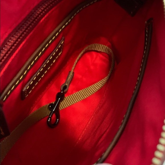 NWT - Dooney & Bourke Rich Chestnut Brown Florentine Leather Bag and Wallet - Picture 5 of 8